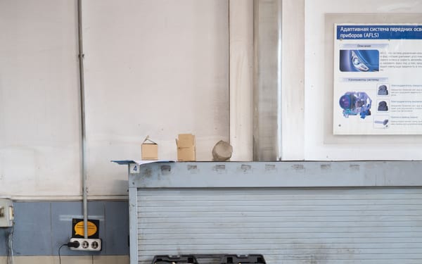 A set of mechanic's tools on a workshop bench